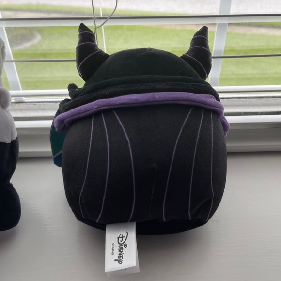 Disney Squishmallows Villains Ursula and Maleficent Plush New with Tags - Picture 7 of 8